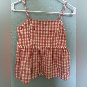 Wild Fable checkered tank top